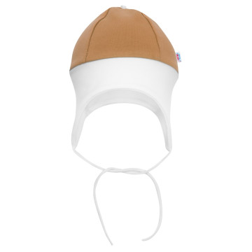 Kojenecká čepička New Baby The Best hnědá, Hnědá 80 (9-12m)