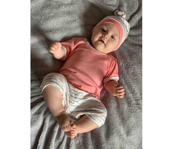 Kojenecká bavlněná čepička New Baby Summertime holka, Dle obrázku 62 (3-6m)