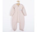 Kojenecký bavlněný overal New Baby BrumBrum old pink, Růžová 80 (9-12m)