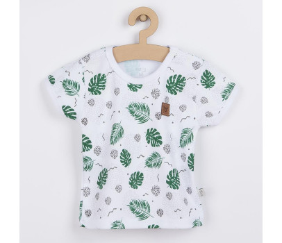 Kojenecké tričko s krátkým rukávem Koala Nature, Zelená 80 (9-12m)