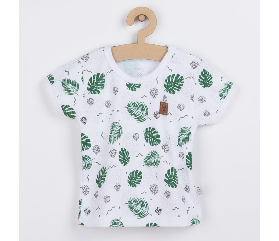 Kojenecké tričko s krátkým rukávem Koala Nature, Zelená 80 (9-12m) Kojenecké tričko s krátkým rukávem Koala Nature, Zelená 80 (9-12m)