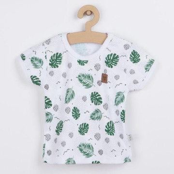 Kojenecké tričko s krátkým rukávem Koala Nature, Zelená 80 (9-12m)
