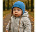 Jarní kojenecká čepička New Baby Special One modrá, Modrá 56 (0-3m)