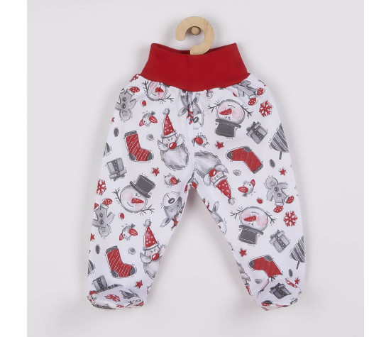 Kojenecké bavlněné polodupačky New Baby Christmas, Dle obrázku 56 (0-3m)