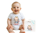 Body s potiskem New Baby MIMI ŠÉF - darčekové balenie, Dle obrázku 80 (9-12m)