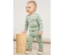 Kojenecké bavlněné tepláčky Nicol Ivo zelená, Zelená 56 (0-3m)