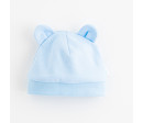 Kojenecká bavlněná čepička New Baby Kids modrá, Modrá 56 (0-3m)