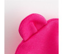 Kojenecká bavlněná čepička New Baby Kids tmavě růžová, Růžová 62 (3-6m)