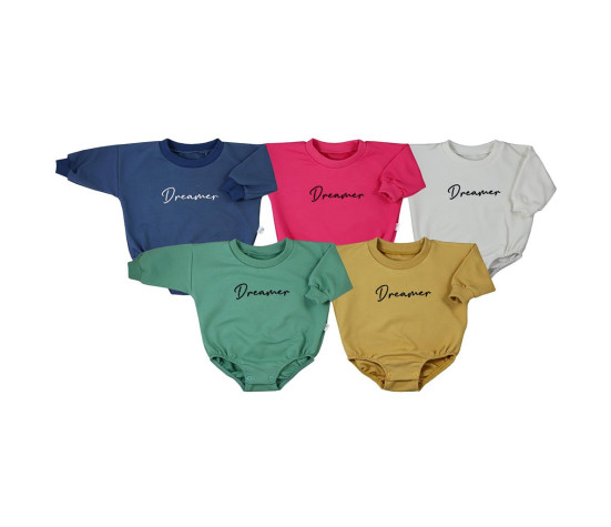 Kojenecké teplákové body baggy Koala Dreamer modrá, Modrá 62 (3-6m)