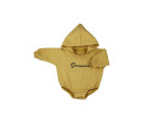 Kojenecké teplákové body baggy s kapucí Koala Dreamer hořčicová, Dle obrázku 68 (4-6m)