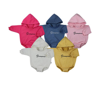 Kojenecké teplákové body baggy s kapucí Koala Dreamer modrá, Modrá 74 (6-9m)