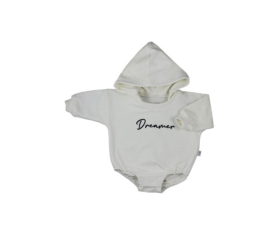 Kojenecké teplákové body baggy s kapucí Koala Dreamer béžová, Béžová 74 (6-9m)