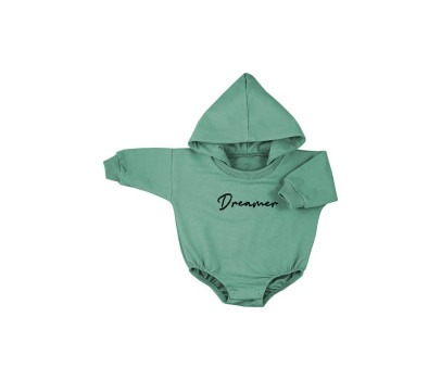 Kojenecké teplákové body baggy s kapucí Koala Dreamer zelená, Zelená 74 (6-9m)