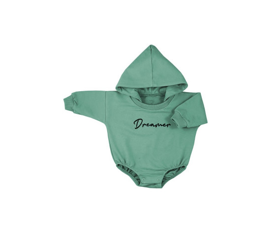 Kojenecké teplákové body baggy s kapucí Koala Dreamer zelená, Zelená 74 (6-9m)