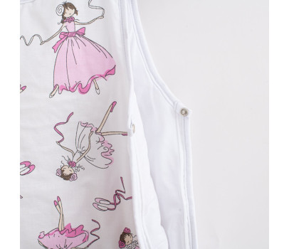Kojenecký spací pytel s výplní New Baby Ballerina Bella, Růžová 0-6 m