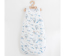 Kojenecký spací pytel s výplní New Baby Romance, Modrá 6-12 m