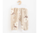 Kojenecké Wellsoft zimní tepláčky New Baby Polar Bear, Hnědá 56 (0-3m)