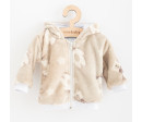 Kojenecká Wellsoft zimní mikinka s kapucí New Baby Polar Bear, Hnědá 62 (3-6m)