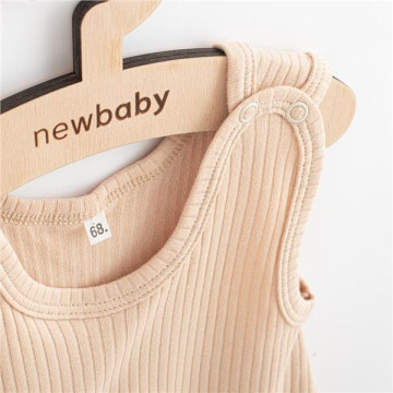 Kojenecké bavlněné dupačky New Baby Practical béžová, Béžová 80 (9-12m)