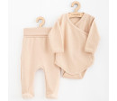 2-dílná kojenecká souprava New Baby Practical béžová, Béžová 74 (6-9m)