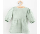 Kojenecké mušelínové šaty New Baby Comfort clothes šalvějová, Zelená 68 (4-6m)