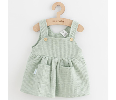 Kojenecká mušelínová sukýnka New Baby Comfort clothes šalvějová, Zelená 74 (6-9m)