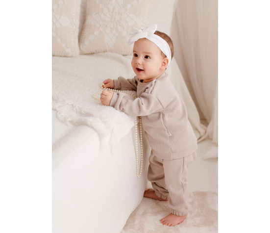 Kojenecké tepláčky Koala Pure beige, Béžová 62 (3-6m)