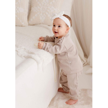 Kojenecké tepláčky Koala Pure brown, Hnědá 62 (3-6m)