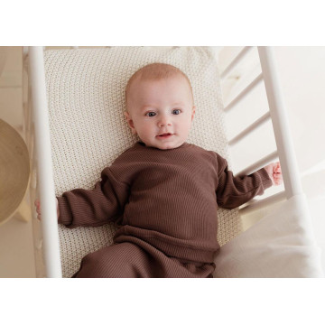 Kojenecké tričko Koala Pure brown, Hnědá 62 (3-6m)