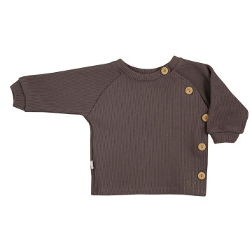 Kojenecké tričko s dlouhým rukávem Koala Pure brown, Hnědá 86 (12-18m)
