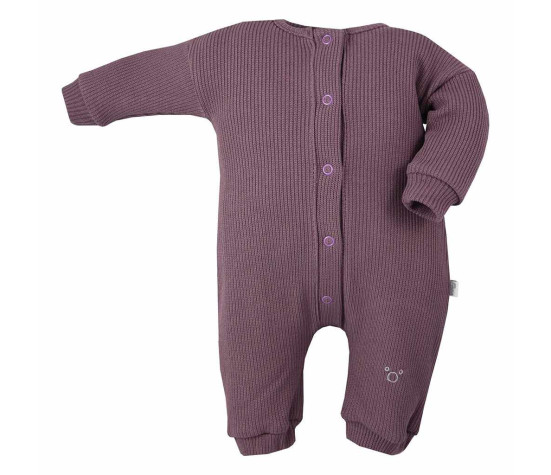 Kojenecký overal Koala Pure purple, Fialová 62 (3-6m)