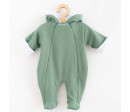 Kojenecká kombinéza s kapucí New Baby Frosty mint, Zelená 68 (4-6m)