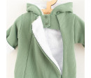 Kojenecká kombinéza s kapucí New Baby Frosty mint, Zelená 74 (6-9m)
