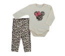 Kojenecké legíny a body Koala Panther girl, Béžová 62 (3-6m)