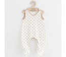 Kojenecké dupačky New Baby Classic II hvězdy béžové, Béžová 80 (9-12m)