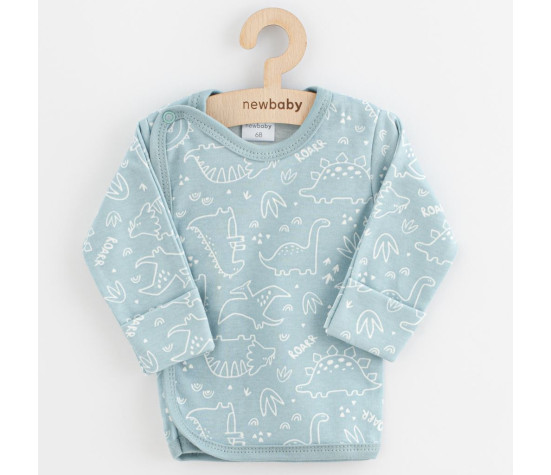 Kojenecká košilka New Baby Classic II dino mátový, Zelená 50