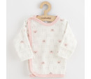 Kojenecká košilka New Baby Classic II Holka 3ks růžová, Růžová 68 (4-6m)