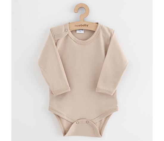Kojenecké body New Baby Classic II světle béžové, Béžová 74 (6-9m)