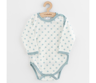Kojenecké celorozepínací body New Baby Classic II Uni 3ks mátové, Zelená 50