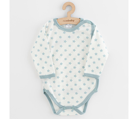 Kojenecké celorozepínací body New Baby Classic II Uni 3ks mátové, Zelená 50
