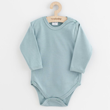 Kojenecké celorozepínací body New Baby Classic II tmavě mátové, Zelená 56 (0-3m)