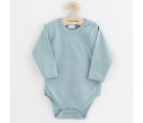 Kojenecké celorozepínací body New Baby Classic II tmavě mátové, Zelená 62 (3-6m)