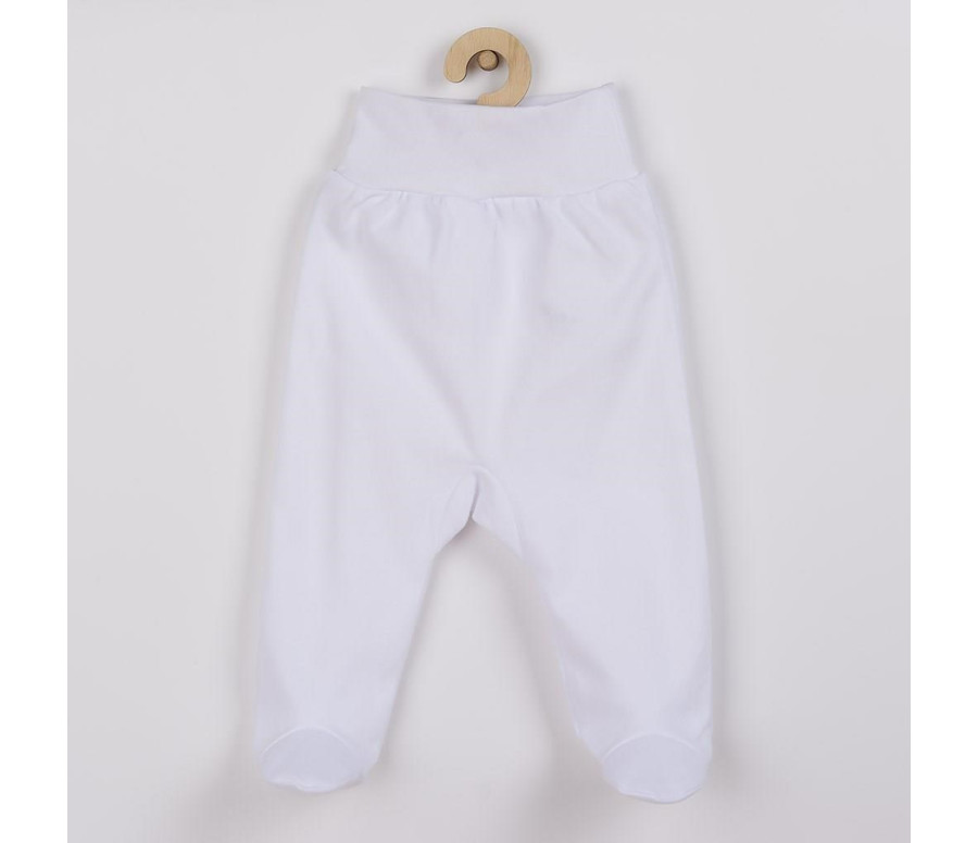 Kojenecké polodupačky New Baby Classic II bílé, Bílá 50