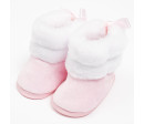 Kojenecké zimní kozačky New Baby růžové 0-3 m, Růžová 116/122