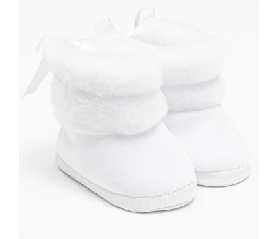 Kojenecké zimní kozačky New Baby bílé 0-3 m, Bílá 0- 3 m