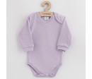 Kojenecké bavlněné body New Baby Casually dressed fialová, Fialová 56 (0-3m)