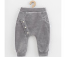 Kojenecké semiškové tepláčky New Baby Suede clothes šedá, Šedá 68 (4-6m)