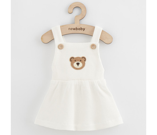 Kojenecká laclová sukýnka New Baby Luxury clothing Laura bílá, Bílá 56 (0-3m)
