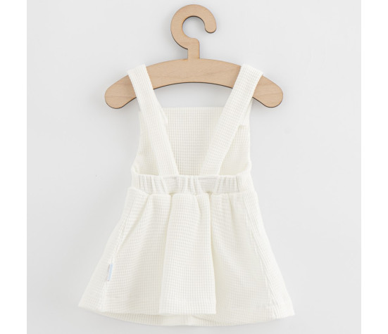 Kojenecká laclová sukýnka New Baby Luxury clothing Laura bílá, Bílá 56 (0-3m)