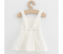 Kojenecká laclová sukýnka New Baby Luxury clothing Laura bílá, Bílá 92 (18-24m)
